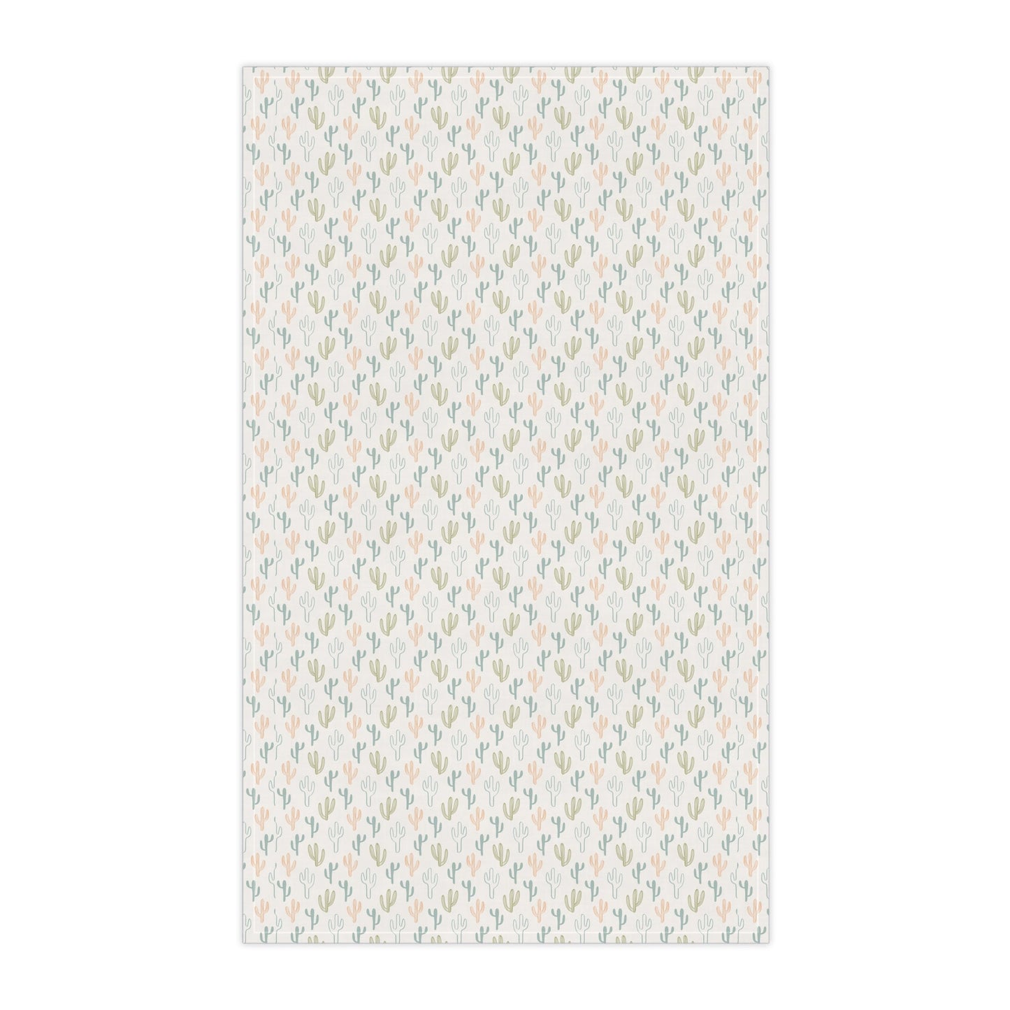 Cactus Print Tea Towels, Western Decor, Natural Cotton Dish Towels, Gift for Home, Rustic Farmhouse Style